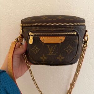 Like new- LV mini bum bag